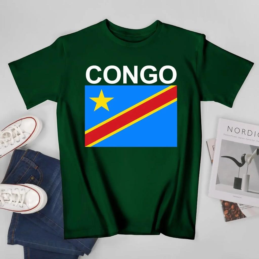 Unisex Unisex Democratic Republic of Congo Flag Premium Tshirt Tees T Shirts WoUnisex Boys 100 Cotton TShirt
