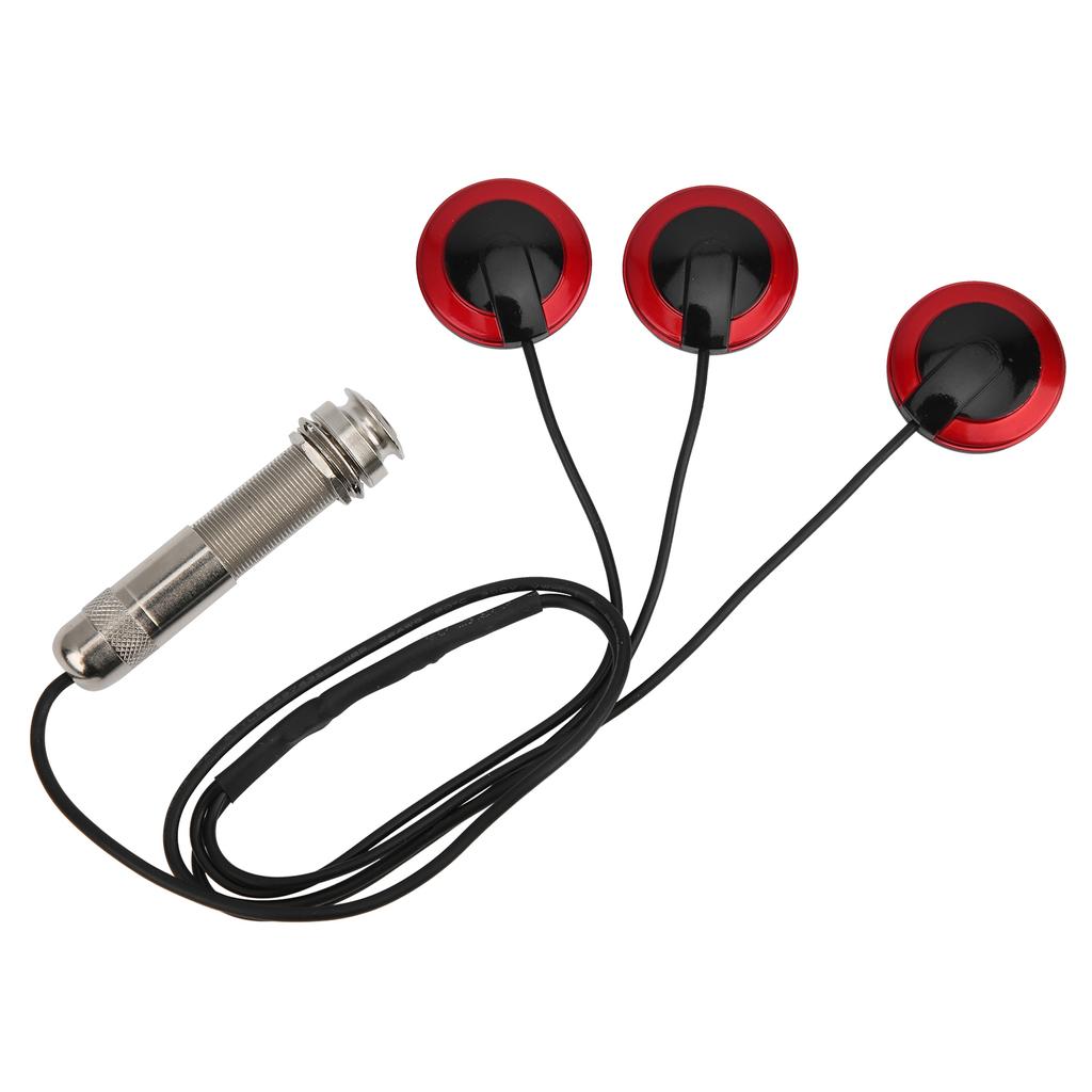 Guitar Piezo Pickup Transducer Removable for Acoustic Guitar Ukulele Thumb Piano Mandolin