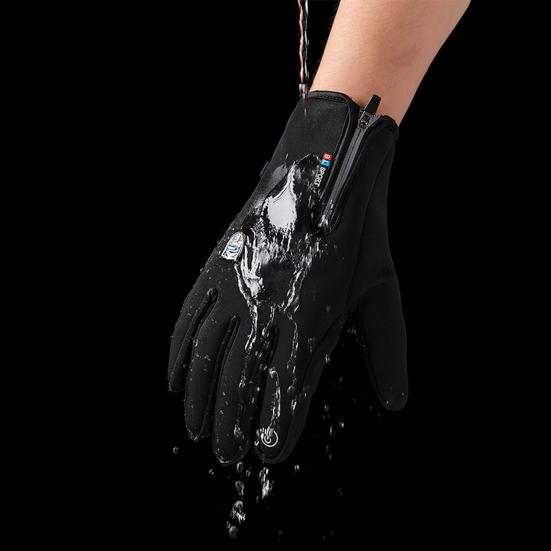 Водонепроникні рукавички з підігрівом для чоловіків і жінок, акумуляторні грілки для рук, електричні рукавички з підігрівом з сенсорним екраном для катання на лижах, піших прогулянок, їзди на велосипеді, водіння