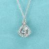Natural Crystal Holder Necklace Colorful Stone Mesh Pocket Pendant Choker Adjustable Chain Neckchains for Women Girl