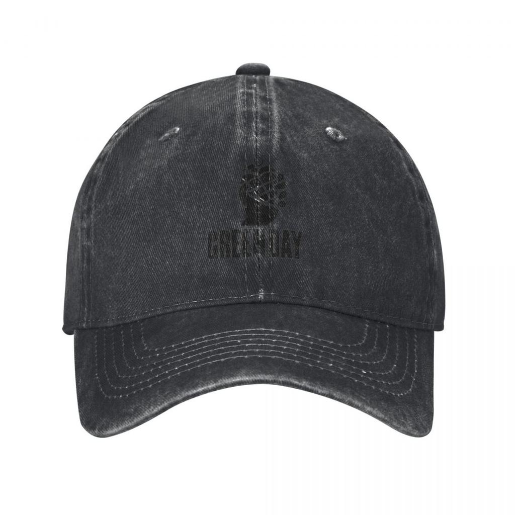 Green Days 2024 Tour Band Unisex Baseball Cap Dookie Saviors Hip Hop Album Distressed Denim Hats Cap Outdoor Workouts Headwear