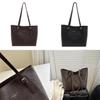 Pu Large Capacity Tote Bag For Women With Letter Print For Daily Use