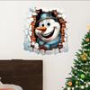 Creative Christmas Wall Breaking For Bedroom, Living Room, And Entryway Home Decoration Wall Stickers