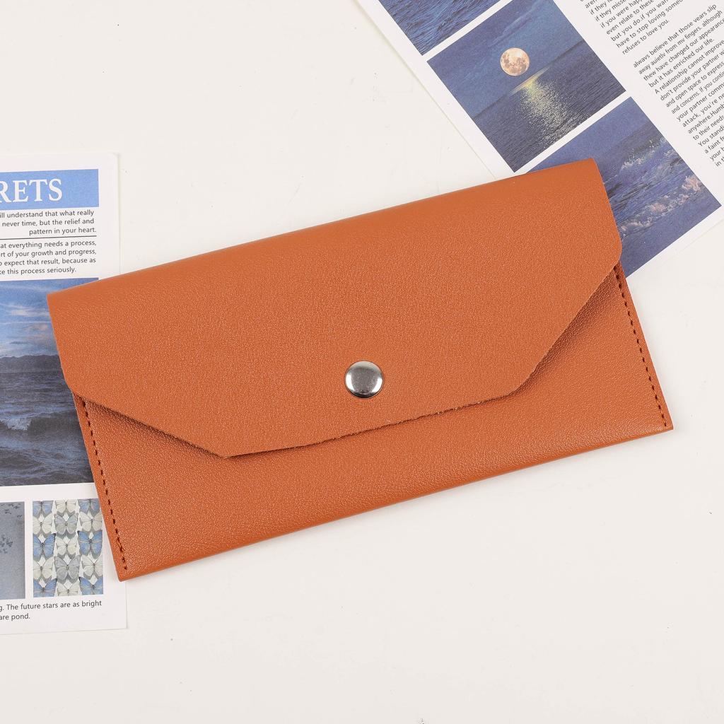 Umschlag-Geldbörse PU-Leder Bargeld-Umschlag-Geldbörse Klassische Mode Damen-Geldbörse Visitenkartenhalter Geschenk Luxuriöser Geldklammer