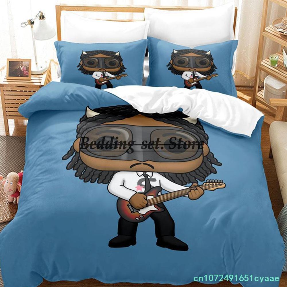 Steve Lacy Bedding Set Single Twin Full Queen King Size Bed Set Aldult Kid Bedroom Duvetcover Sets 3D Print Anime Bed Sheet Set