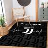Juventus Personalized Name Floor Mat Perfect for Kitchen Playrooms Study room Dining Room Antislip Carpet Anime Office Decor