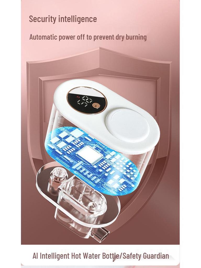 Electric Explosion-Proof Rechargeable Hand Warmer & Large Hot Water Bag