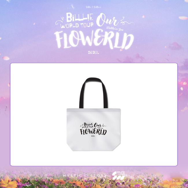Предварительный заказ Billie World Tour Наша многоразовая сумка FLOWERLD Belllie ve You