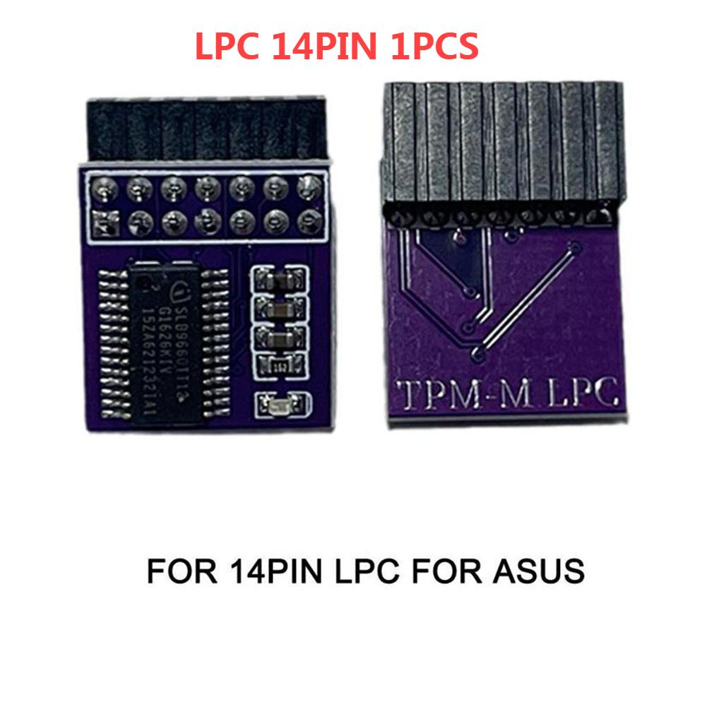 

10/5/3/1PCS TPM 2.0 Encryption Security Module Board 4GB For ASUS ASRock MSI ASRock GIGABYTE LPC 14/18/20 Pin Motherboards Card