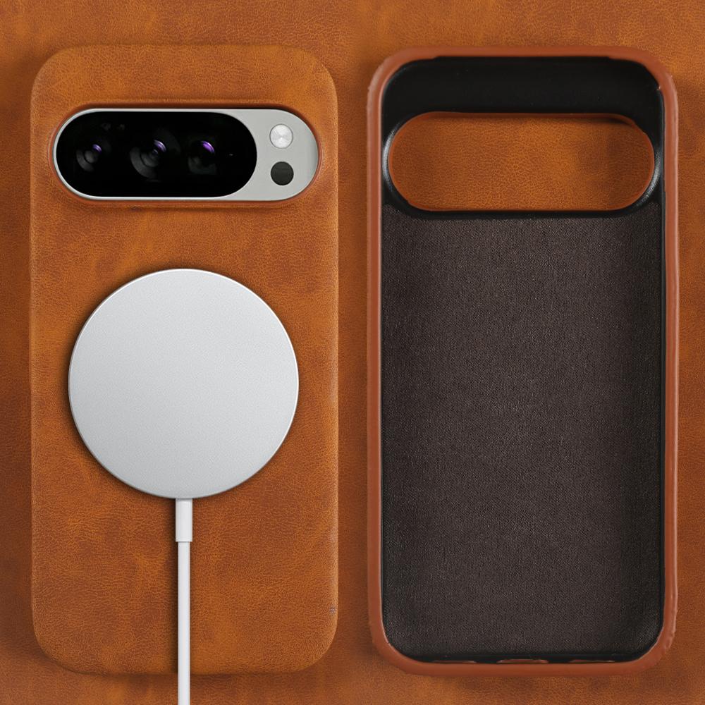 For Magsafe Case For Google Pixel 10 Pro XL 10A 9 Pro XL 9A 8 Pro 8A 7A 6A 5A 5 6 7 Pro Premium Leather Case Phone Back Cover