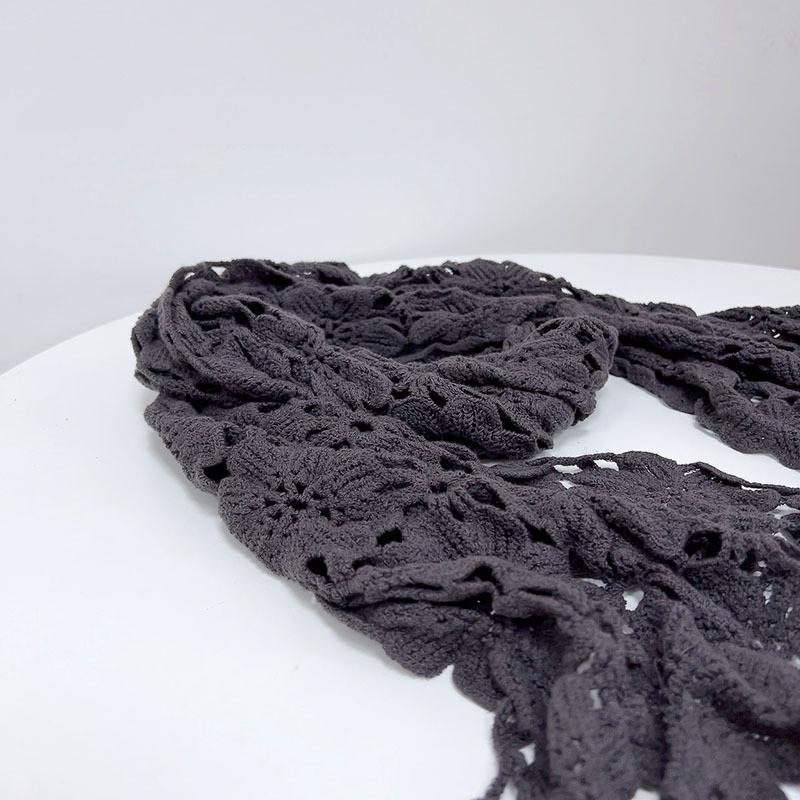 

Зимний Теплый Длинный Вязаный Шарф Женский Толстый Шарф 40x190cm