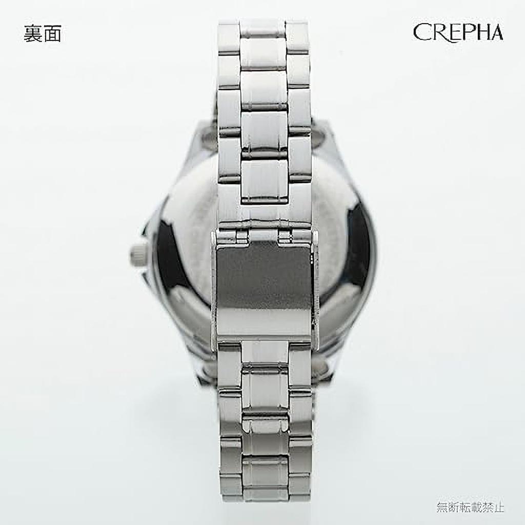 Klefer TE-AL036-WTS Women's Analog Waterproof Watch with Metal Band, Silver