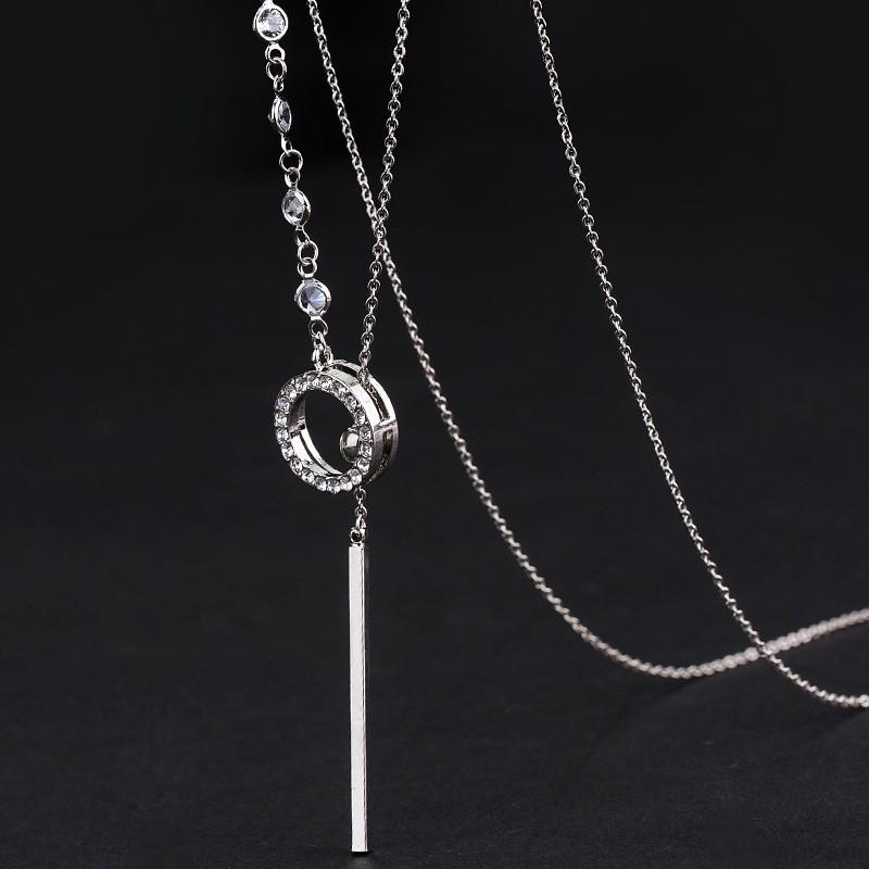 Women s Long Versatile and Winter Hangings Fashion Decorative Chain Accessories Pendant Necklace 60CM(Necklace Long)