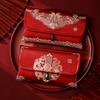 Lucky Embroidery Brocade Money Pocket Lucky Money Multiple Patterns Red Envelope Red Color Money Bags Celebration