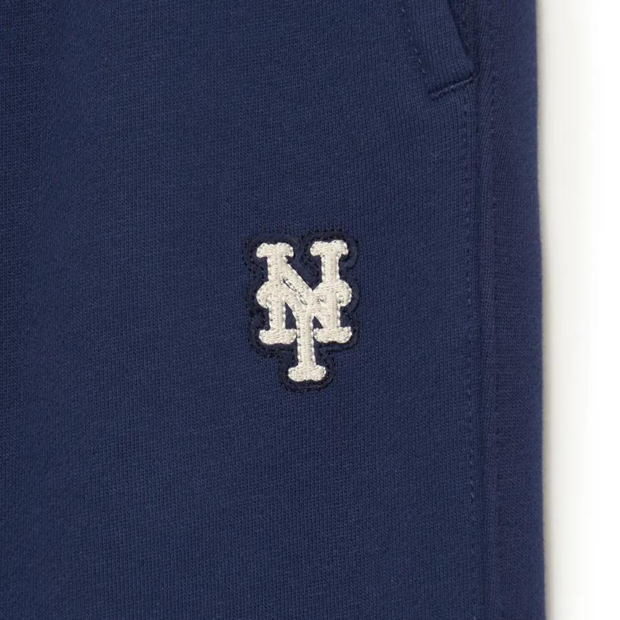 New MLB Knitted Sweatpants Unisex Marine Blue 3APTB0134-09NYS