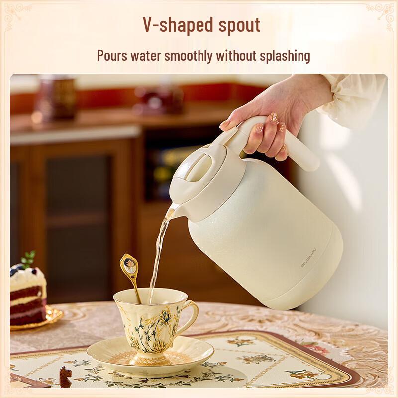 BVGMAV BAT855 Titanium & Stainless Steel Vacuum Flask