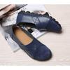 Women's Shoes Casual Shoes Women's Singles Mom's Shoes Low Cut Comfortable Velcro Loafers Bean Shoes