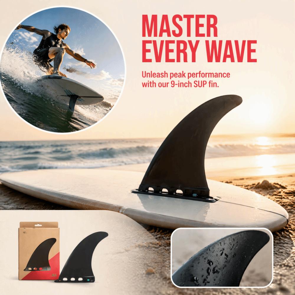 Pinne SUP a Rilascio Rapido Pinna Rotonda Sicura Ricambio Pinna Singola Paddle Boarding