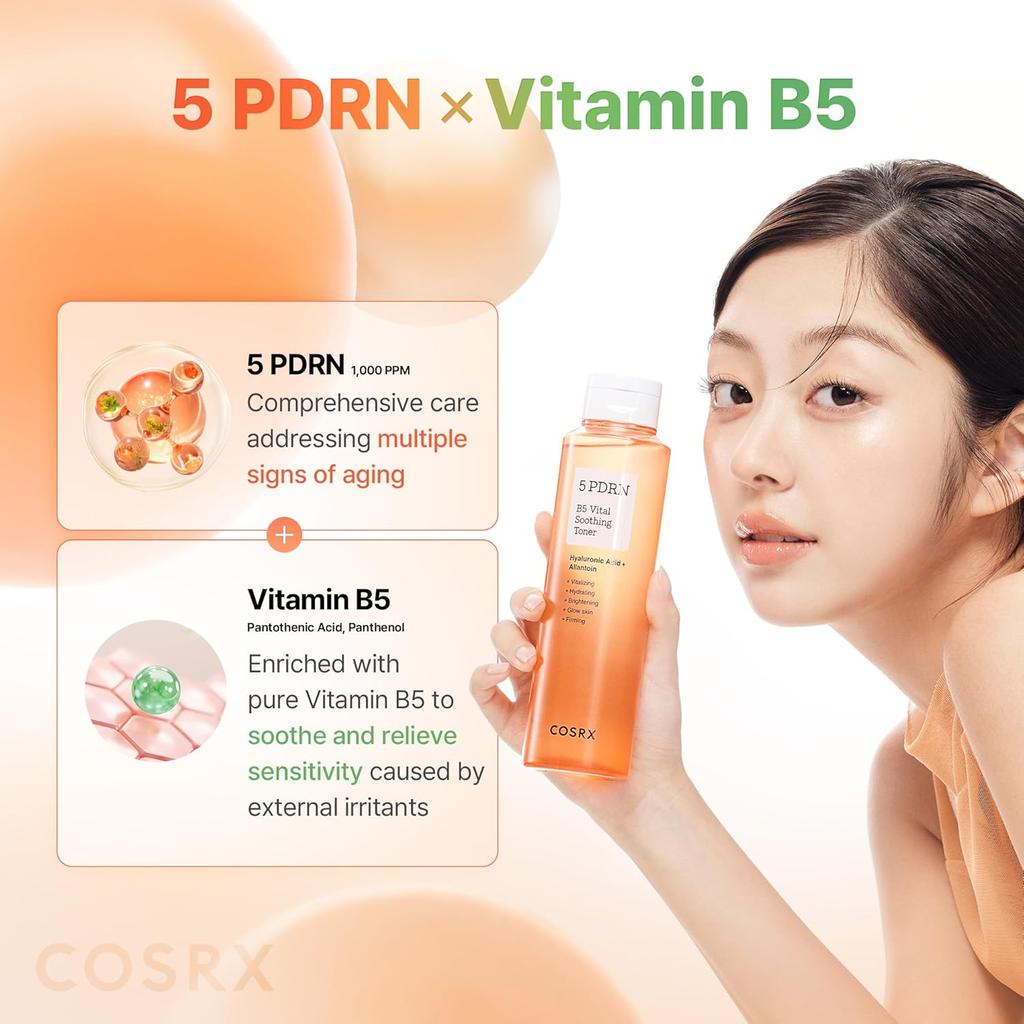 COSRX 5 PDRN B5 Lotion Tonique Apaisante Vitale 280ml