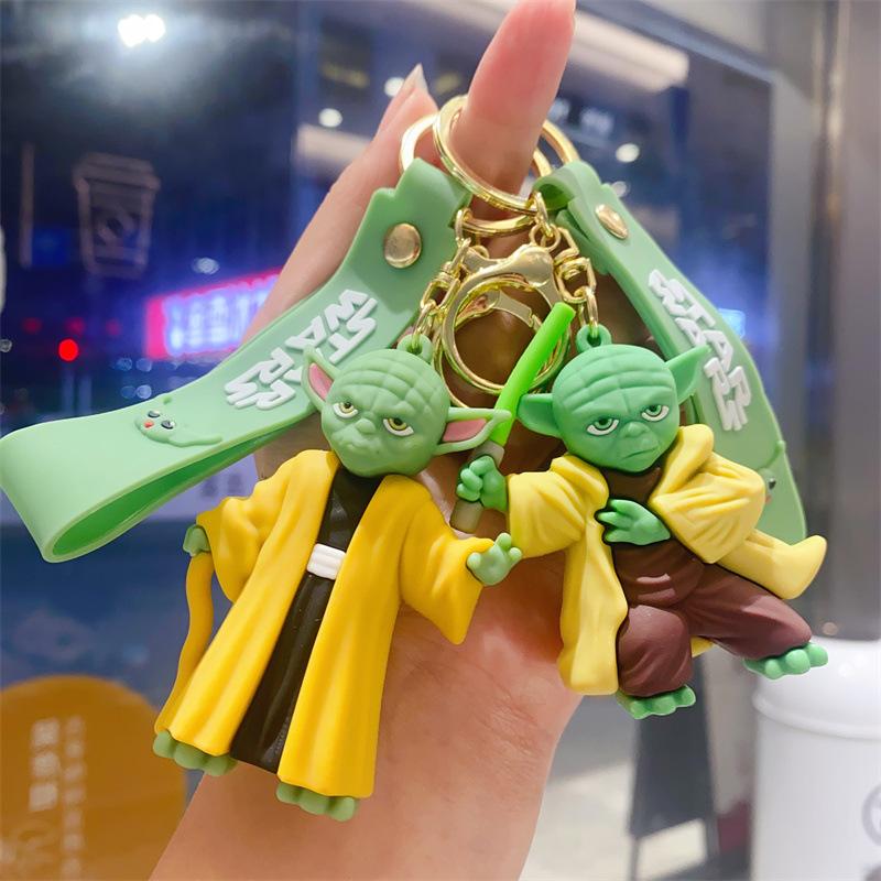 Keychain Baby Mandalorian Cute Epoxy Bag Pendant Accessories Small Gifts