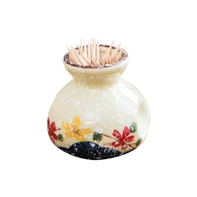 Personalizovaná krabička na párátka Domácí lehký luxusní keramický držák na párátka Kreativní hotelový catering Komerční nádobka na vatové tyčinky