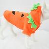 Dog Pumpkin Costumes Halloween Pet Funny Transformation Clothes Puppy Warm Outfits Fleece Hoodie Durable Pet Cosplay Dress