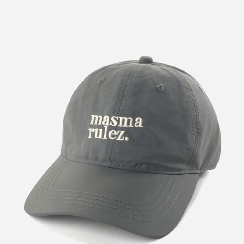 

Masmarulez MSMRZ Logo Ball cap - Charcoal single type