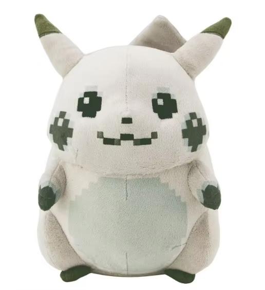 Pre-Sale Pikachu 30th Anniversary Plush Doll Pixel Style Stuffed Toy Game Card Peripheral Collection Home Decoration