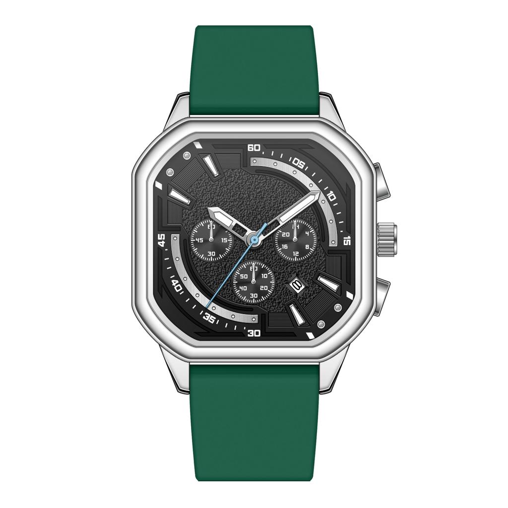 Lower Price Men's Quartz Watch 2026 High Quality Man Watch Customized Personalized Logo Rubber Band Slim Wrist Watches for Men