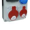 Construction Distribution Board Equipped 32A 16A 2X230V Schuko Powering