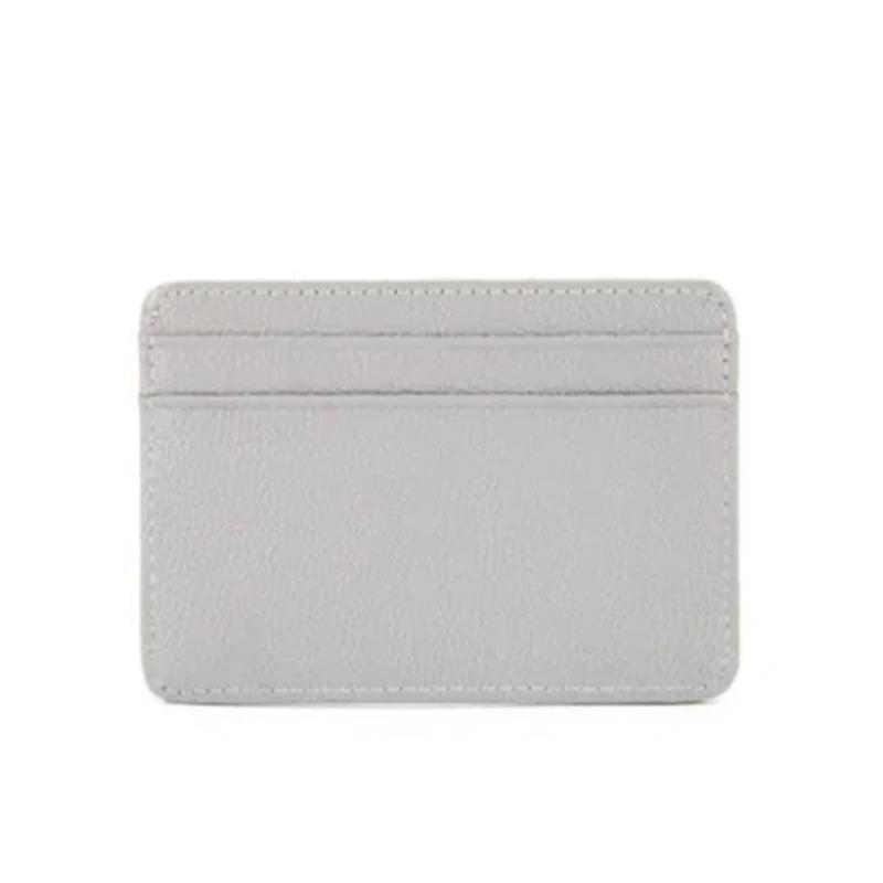 

Кожаный чехол для кредита, мини-держатель удостоверения личности, маленький кошелек для мужчин, тонкий мужской кошелек белый