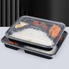 Disposable 3-Compartment Food Containers