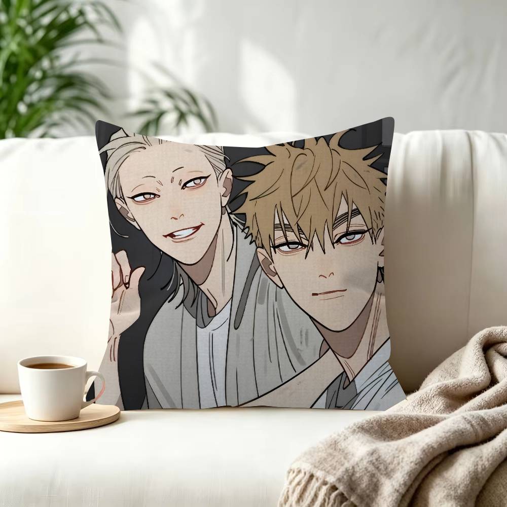 Days BL Anime Cushion Cover Pillowcase Upholstery Sofa Throw Pillow Home Decor Pillowcas