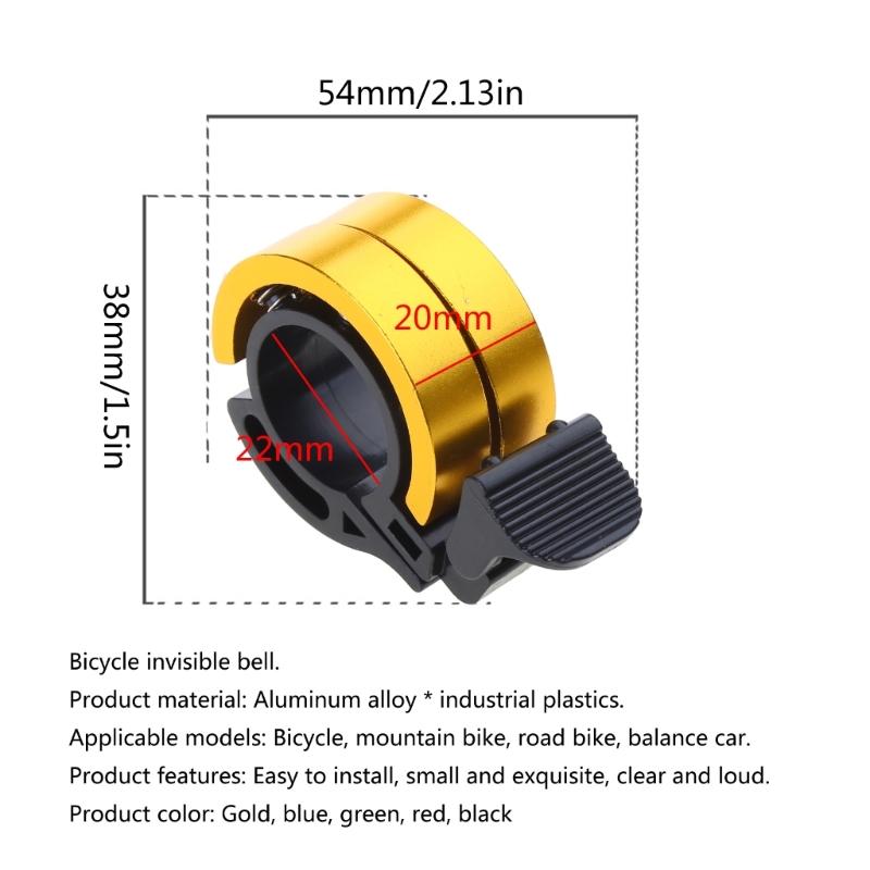 Mini Safety Cycling Warning Alarm Bike Rings Classical Bicycles Bells Horn Small Clear Loud Sound Handlebar Rings Horn