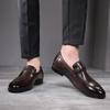 Herenkledingschoenen Zakelijke loafers Paty lederen trouwschoenen Herenflats Leren Oxfords Formele schoenen