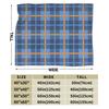 Yellow Tartan Blankets Warm Soft Print Plush Bedding Throws For Child Home Decor Flannel Bedspread Bed Cover
