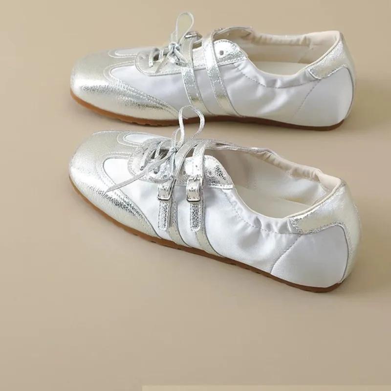 Fashion Ladies Shoes 2025 Hot Sale Lace-up Women's Vulcanize Shoes New Light Outdoor Comfortable Slip-Resistant Casual Flat Low Heels