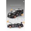 1/24 Ford Mustang Shelby GT500 Alloy Muscle Car Model Sound and Light Pull Back Children's Toy Collectibles Birthday Gift