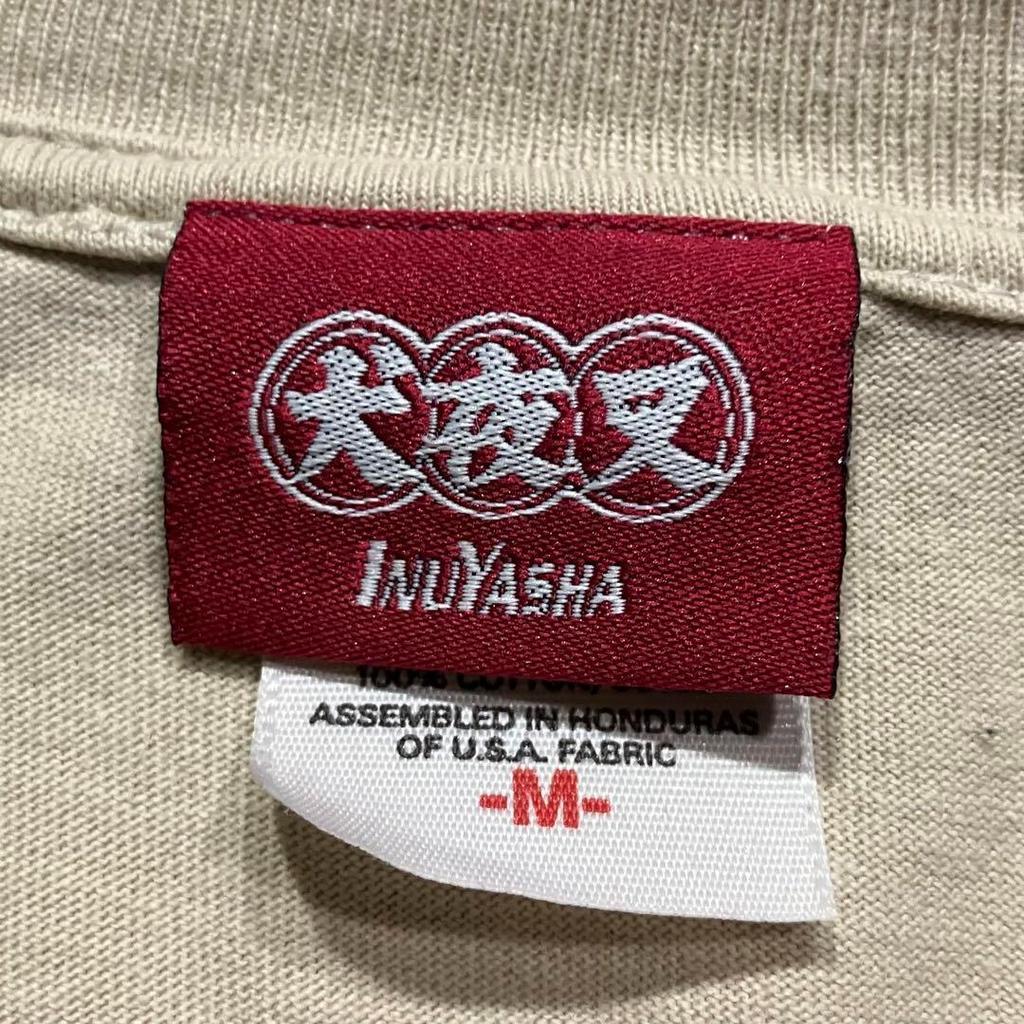 [USED] 00s INUYASHA Inuyasha Miroku anime manga long-sleeved T-shirt