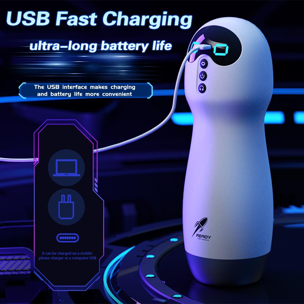 Male Automatic Sucking Masturbation Cup Sex Oral Anal Masturbator Vibration Blowjob Machine Penis Stimulator Sex Toy for Men 18+