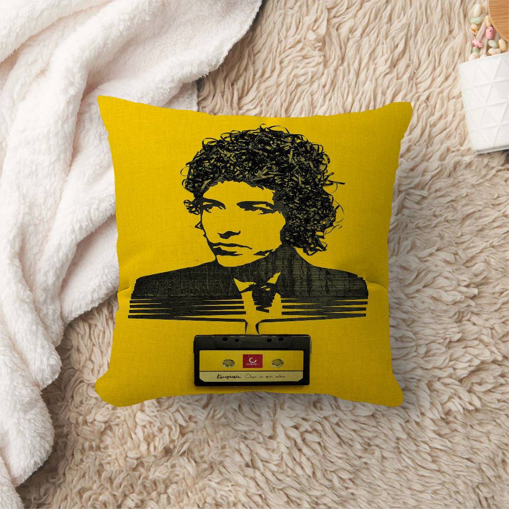 Singer B-Bob Dylan Rapper Personalized Pillow Cover Kids Bedroom Wild Party Decor Pillowcase Kid Birthday Shower Gift
