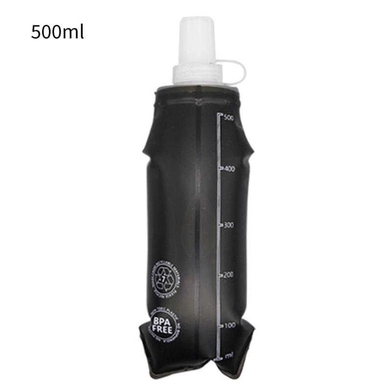 Weiche Flask Laufflaschen Leichtgewicht Handheld Weiche Faltbare Wasserflasche Tragbare Flask für Reisen Wandern Radfahren