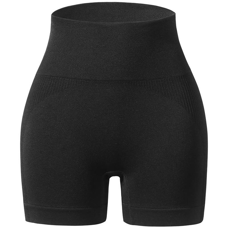 High Waist Seamless Tummy Control Sports Shorts S