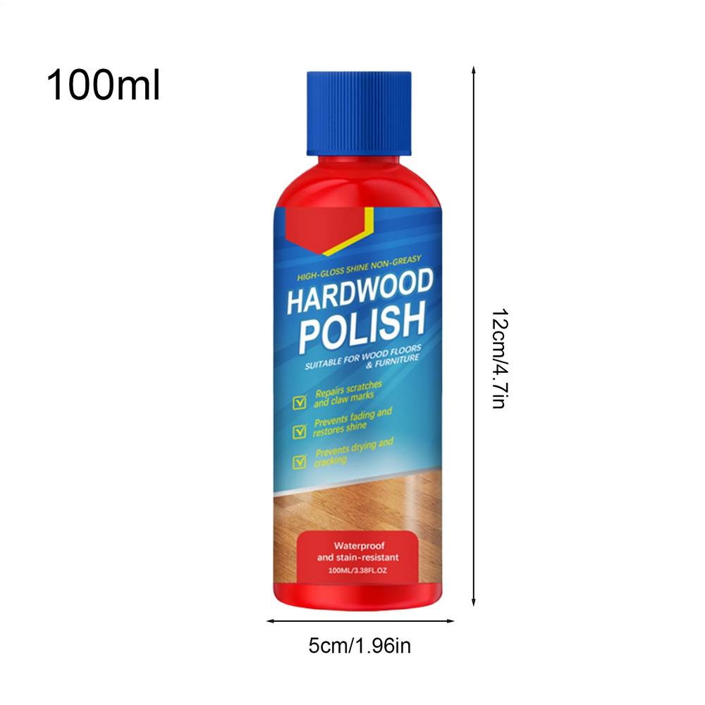 100ml Floor Restore Solution liquid Flooring Renewal Agent Wood Floor Polishing Care for Home Apartment Dormitory Living Room 100ml