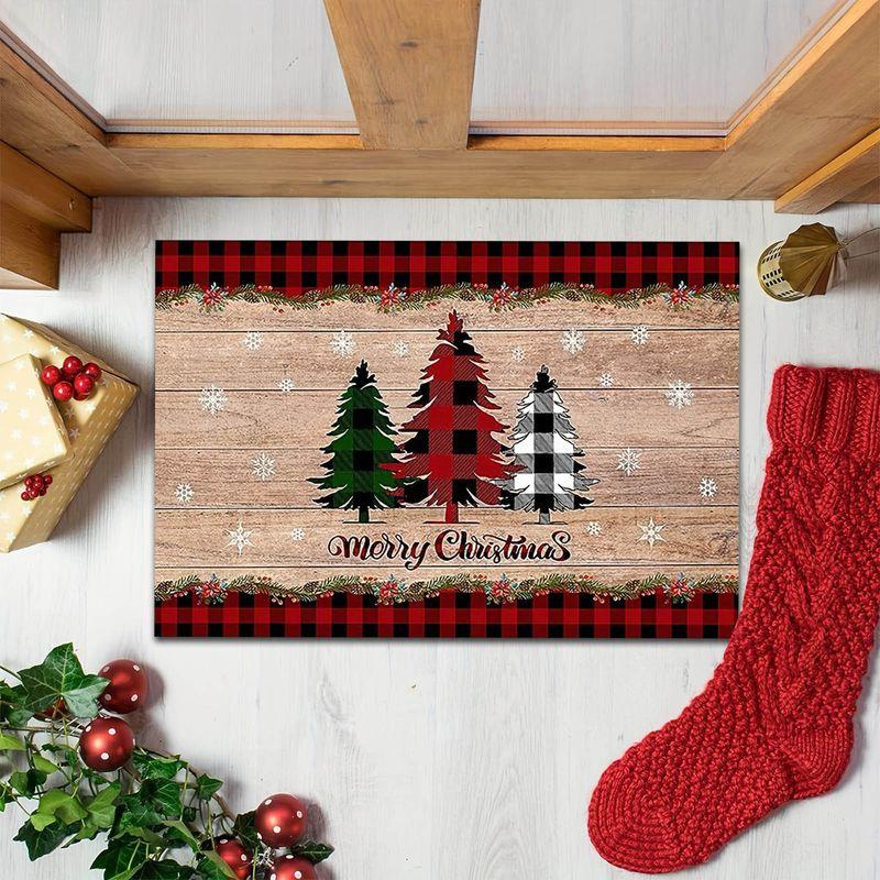 Fall Door Mat Apple Cider Print Welcome Rug Non Slip For Entryway Front Door Indoor Outdoor Holiday Home Decor