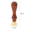 Wax Sealing Stamp Head Plant Pattern with Handle Creative Copper Seal Stamps Wedding Holiday Party Decorations