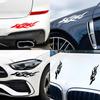 Weatherproof Stylish Easy Apply Reflective Flame Decals Stickers for Cars, Conceal Scratches and Boosts Aesthetic Appeal