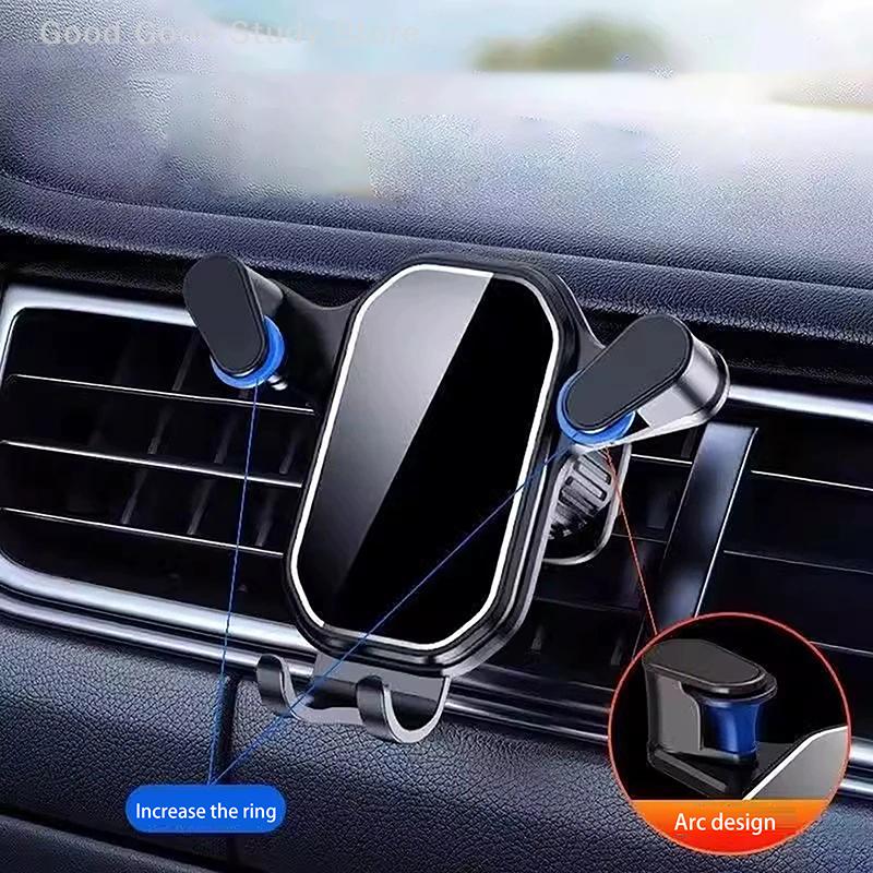 Universal Car Phone Holder Car Hook Anti-drop Car Base Phone Holder For Car Air Vent Dashboard Mobile Phone Navigation Bracket