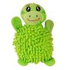 Squeaky Plush Dog Toy Mop Animal Design Stuffed Crinkle Pet Chew Toy Interactive Puppy Teething Toy for Small Dogs