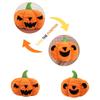 Adorable Reversible Pumpkin Plush Toy Perfect Halloween Gift Customizable Doll